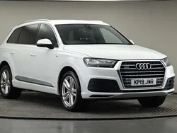Carrara white Used 2018 Audi Q7 S-Line SUV | £26,850 (Good price)