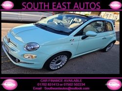 Green Used 2017 Fiat 500C Lounge Cabriolet | £7,295 (Fair price)