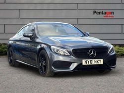 Grey Used 2016 Mercedes C220 AMG line Coupe | £14,495 (Fair price)