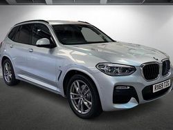 Glaciersilber metallic Used 2019 BMW X3 M Sport SUV | £24,200 (Fair price)