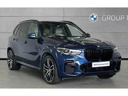 Blue Used 2022 BMW X5 M Sport SUV | £46,990 (Fair price)