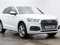 White Used 2020 Audi Q5 S-Line SUV | £26,000 (Good price)