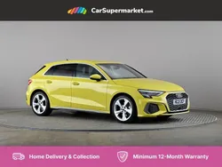 Yellow Used 2021 Audi A3 S-Line Hatchback | £19,697 (Fair price)