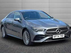 Mountain grey Used 2024 Mercedes CLA250e AMG Line Premium Sedan | £29,990 (Fair price)
