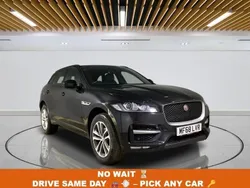 Black Used 2018 Jaguar F-Pace R-Sport SUV | £16,799 (Fair price)
