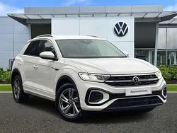 Pure white Used 2022 VW T-Roc R-line SUV | £23,991 (Fair price)