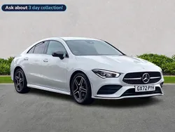 White Used 2022 Mercedes CLA180 AMG Line Premium Sedan | £24,699 (Fair price)