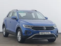 Blue Used 2022 VW T-Roc Life SUV | £20,498 (Fair price)