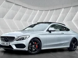 Silver Used 2016 Mercedes C250 AMG line Coupe | £15,800 (Fair price)