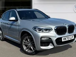 Silver Used 2020 BMW X3 M Sport SUV | £27,306 (Fair price)