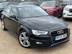 Black Used 2015 Audi A3 Sportback S-Line Hatchback | £8,750 (Fair price)