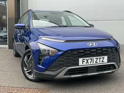 Intense blue Used 2021 Hyundai Bayon SE SUV | £11,490 (Fair price)