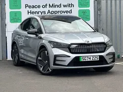Silver Used 2024 Skoda Enyaq iV vRS SUV | £36,495
