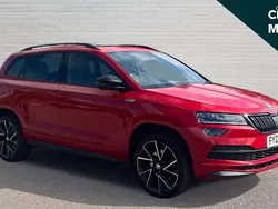 Red Used 2022 Skoda Karoq SportLine SUV | £21,941 (Fair price)
