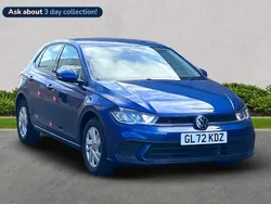 Blue Used 2022 VW Polo Life Hatchback | £15,426 (Fair price)