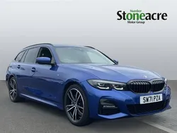 Blue Used 2021 BMW 320 M Sport Estate | £25,495 (Fair price)