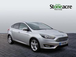 Silver Used 2016 Ford Focus Titanium Hatchback | £9,495 (Fair price)