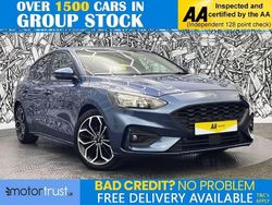 Blue Used 2019 Ford Focus ST-Line X Hatchback | £14,295 (Fair price)