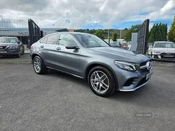 Grey Used 2018 Mercedes GLC220 AMG line Coupe | £22,450 (Good price)