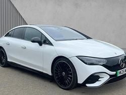 White Used 2025 Mercedes EQE350 AMG line Sedan | £51,380 (Fair price)