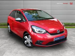 Crystal red Used 2021 Honda Jazz Hybrid Hatchback | £15,950 (Fair price)