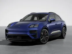Gentian blue metallic New 2024 Porsche Macan Turbo SUV | £99,995