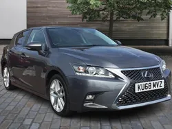 Grey Used 2018 Lexus CT200h Luxury Line Hatchback | £15,990 (A bit pricey)