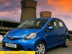 Blue Used 2011 Toyota Aygo Hatchback | £2,690 (Good price)