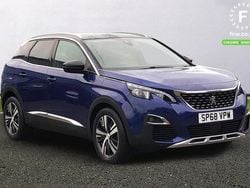 Blue Used 2018 Peugeot 3008 GT-line Estate | £13,299 (Fair price)