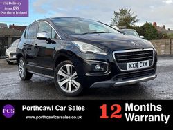 Black Used 2016 Peugeot 3008 Allure Hatchback | £5,500 (Super price)