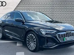 Black Used 2023 Audi Q8 e-tron S-Line SUV | £42,427 (Super price)