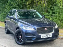 Blue Used 2017 Jaguar F-Pace Portfolio SUV | £13,490 (Fair price)