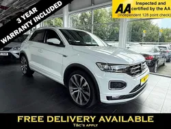 White Used 2018 VW T-Roc R-line SUV | £13,595 (Fair price)