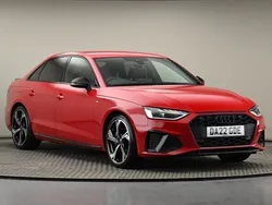 Red Used 2022 Audi A4 Black Edition Sedan | £21,250 (Fair price)