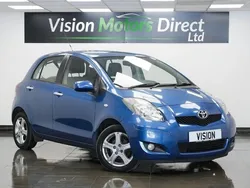 Blue Used 2010 Toyota Yaris Hatchback | £2,740 (Fair price)