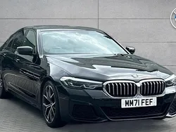 Black Used 2021 BMW 520 M Sport | £25,994 (Fair price)
