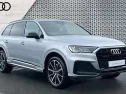 Silver Used 2020 Audi Q7 Black Edition SUV | £37,066 (Fair price)