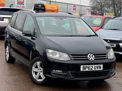 Black Used 2012 VW Sharan SE MPV | £7,975