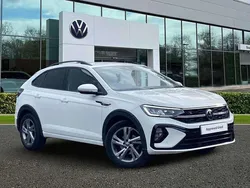 Pure white Used 2022 VW Taigo R-line SUV | £19,751 (Fair price)