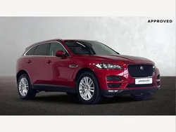 Firenze red Used 2018 Jaguar F-Pace Portfolio SUV | £18,850 (Fair price)