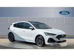 White Used 2022 Ford Focus ST-Line Hatchback | £16,600 (A bit pricey)