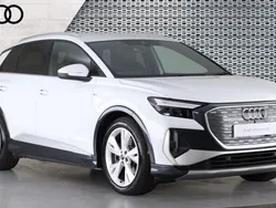 White Used 2022 Audi Q4 e-tron S-Line SUV | £26,352 (Good price)
