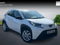 White Used 2023 Toyota Aygo PURE Hatchback | £12,262 (Fair price)
