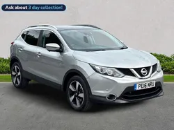 Silver Used 2016 Nissan Qashqai N-Connecta SUV | £9,219 (Fair price)