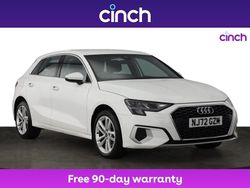 White Used 2022 Audi A3 e-tron Sport Hatchback | £18,499 (Fair price)