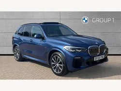 Blue Used 2020 BMW X5 M Sport SUV | £42,995 (Super price)