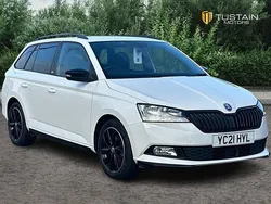 Candy white Used 2021 Skoda Fabia Monte Carlo Estate | £14,799 (Fair price)