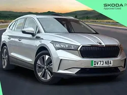 Brilliant silver metallic Used 2023 Skoda Enyaq iV ecoSuite SUV | £25,300 (Fair price)
