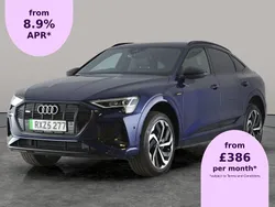 Blue Used 2022 Audi e-tron Black Edition SUV | £26,040 (Fair price)