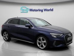 Blue Used 2023 Audi A3 Sportback e-tron S-Line Sedan | £22,600 (Fair price)